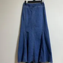GU デニム ロングスカート マーメイドスカート Sサイズ