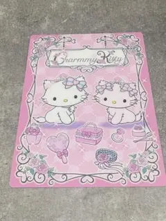 チャーミーキティ 下敷き 산리오 레트로 当時物 キティーちゃん