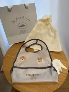 【新品未使用】GELATO PIQUE 犬柄エプロン