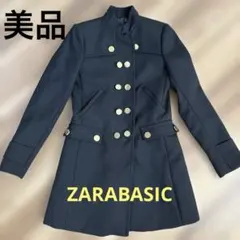 レナランゲ ドイツ製 ウール×カシミヤ ロングコート 黒 金ボタン