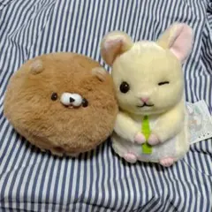 ポメラニアン チンチラ のぬいぐるみ 2点セット