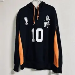 ハイキュー!! 【L】烏野高校 10番 日向翔陽 モデル パーカー