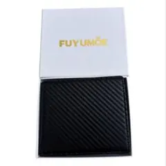 FUYUMO 二つ折り財布 ブラック