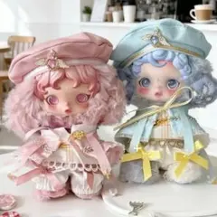 スカルパンダ 着せ替え　POPMART 聖歌隊　2色セット　ブルー　ピンク