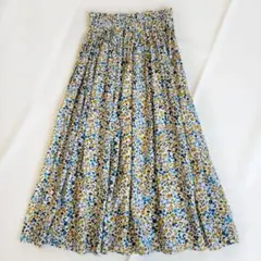 アニエスべー ベリープリントスカート S ミモレ丈