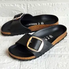 極美品✨BIRKENSTOCK マドリッド ビッグバックルサンダル 黒 36のサムネイル