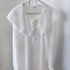 merry jenny フリルカラーブラウス