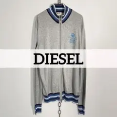 00s DIESEL CREW シルクブレンド 薄手トラックジャケット グランジのサムネイル
