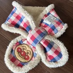 アンパンマン チェック柄マフラー