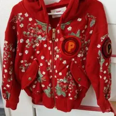 ピンクハウスキッズ110cmパーカー