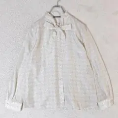美品✨セオリーリュクス シルク ボウタイブラウス とろみシャツ シルク100%