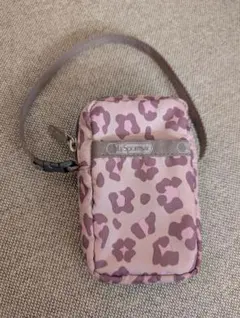 LeSportsac レオパード柄 ミニポーチ ストラップ付のサムネイル