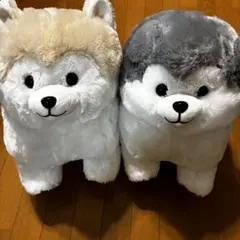 永谷園 ブルドッグ ぬいぐるみ リアールちゃん + リールくん 2個セット