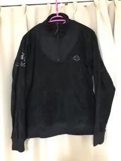 人気商品、ハーレーダビットソン、フリース、刺繍ロゴ、Mサイズ