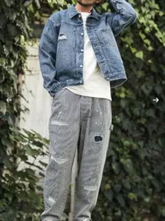 CAMBIO カンビオ Hickory Denim ペインターパンツのサムネイル