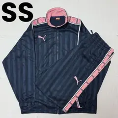 【美品】PUMA ピンク ジャージ セットアップ BIGロゴ Y2K