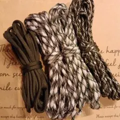 パラコード　5m　4色　ハンドメイド　キーホルダー　4ミリ　Ｉ