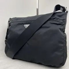 PRADA プラダ ショルダーバッグ カメラバッグ ブラック ナイロン 三角ロゴ