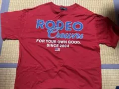 RODEO Crowns レッド Tシャツ 半袖