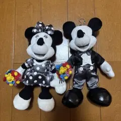 東京ディズニーランド　ミッキー・ミニー ぬいぐるみバッジセットワンマンズドリーム