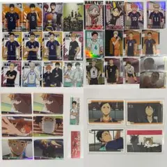ハイキュー まとめ売り ウエハース クリアカード ステッカー
