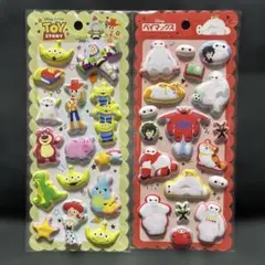 な*さ様 正規品 ベイマックス トイストーリー マシュマロシール ディズニー