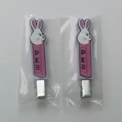 プラザ購入特典 PEZ ウサギデザイン 前髪ヘアクリップ 2個セットのサムネイル