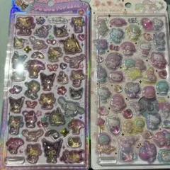 サンリオ うるちゅるPOP SEAL ハローキティ 2種 ポップシール 正規品