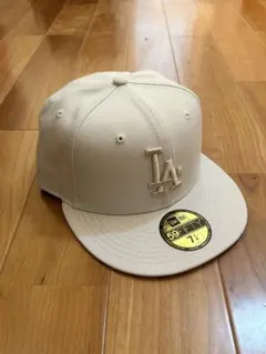 新品 ドジャースニューエラ 59FIFTY キャップ 7 1/4 ストーンカラー