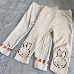 レギンス 90cm ミッフィー 2枚セット