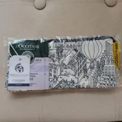 貴重　非売品　新品　シャンプー付き　ロクシタン リサイクルコットン素材ポーチ
