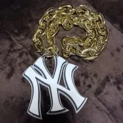 MLB ニューヨーク ヤンキース ゴールド ファン チェーン ネックレス