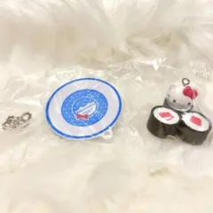 サンリオ お寿司キーチェーン ハローキティ 鉄火巻 カプセルトイ ガチャ