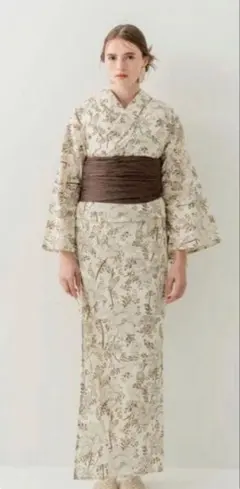 Eaphi botanical motif yukata 浴衣　新品・未使用