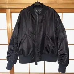 GU×UNDERCOVER MA-1ジャケット M ブラック アンダーカバー