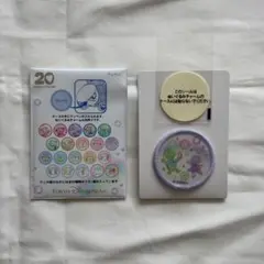 ダッフィーアンドフレンズ　カラフルハピネス　ワッペン　ステラルー&オルメル