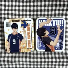 ハイキュー!! 烏野高校 影山　影山飛雄 キャラタブ缶　2個セット