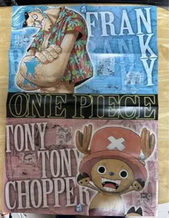 ワンピース　ポスター　裏面印刷あり