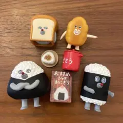 パンどろぼう&おにぎりぼうや　ガチャガチャ　フィギュアセット