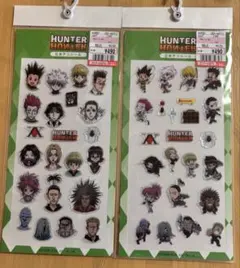 しまむら　ハンターハンターHUNTER×HUNTER　立体デコシール　2種類