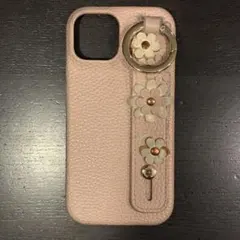 COVERARY（カバラリ）iPhone15 ケース 花柄 ベルト リング付き