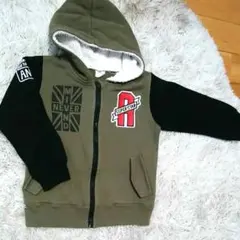 110【アナップキッズ/ANAP Kids】裏起毛ジップアップパーカー
