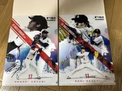 MLBクリアファイルコレクション 大谷翔平、佐々木朗希セット