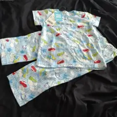 ラナバウツ 接触冷感 パジャマ 90cm 未着用 サンリオ 働く車 重機柄