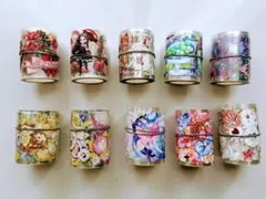 【GW最終セール】海外マスキングテープ10点まとめ売り⑬