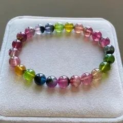 ⭐︎【高級】トルマリン ブレスレット 7.5mm 17.5g