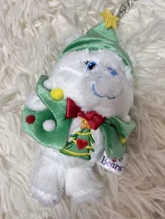 ケアベア クリスマス　マスコット　キーホルダーチャーム　PLAZA