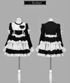 DimMoire 儚骸アシメワンピース グレー L ヘッドドレス付き - メルカリ