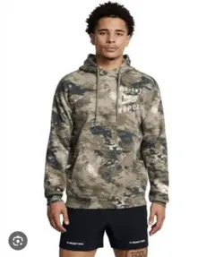UNDER ARMOUR 迷彩柄 パーカー M