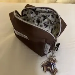 【激レア定価3850】ポール＆ジョー アクセソワ ポーチ ワッペン ブラウンくま